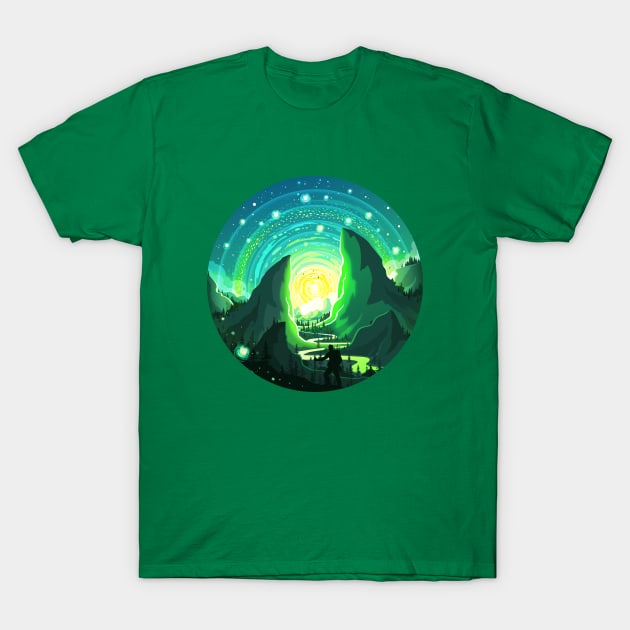 Two Mountains T-Shirt by Prok_Art